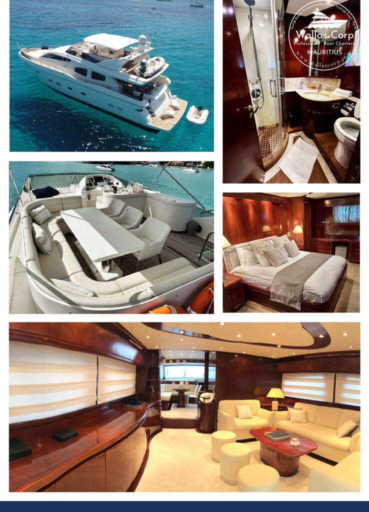Luxury yacht onboard spaces